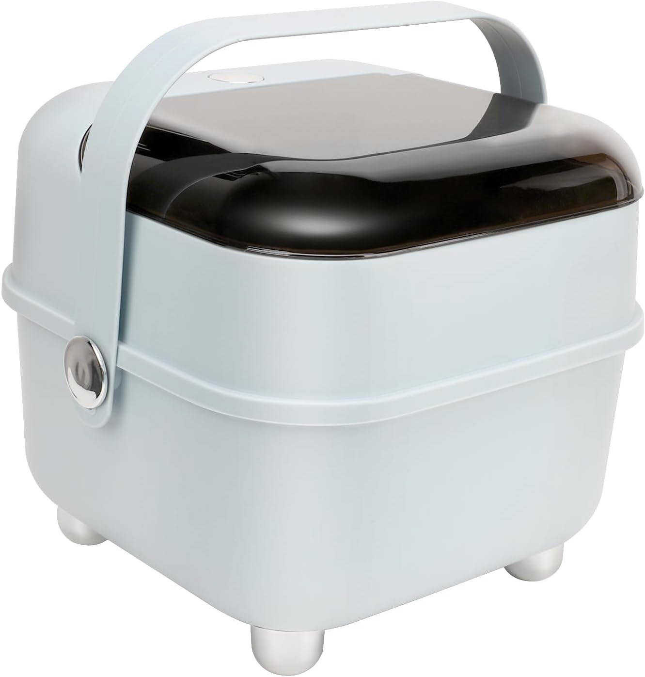 Baby Bottle Holder with Dust-Proof Lid and Cutlery Storage