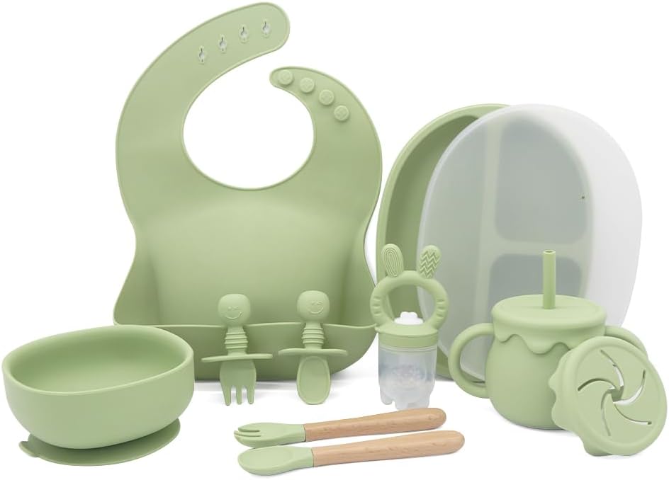 Silicone Baby Feeding Set for 6-12 Months 1