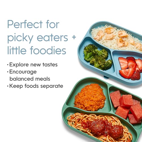 NumNum Silicone Toddler Suction Plates - 2 Pack