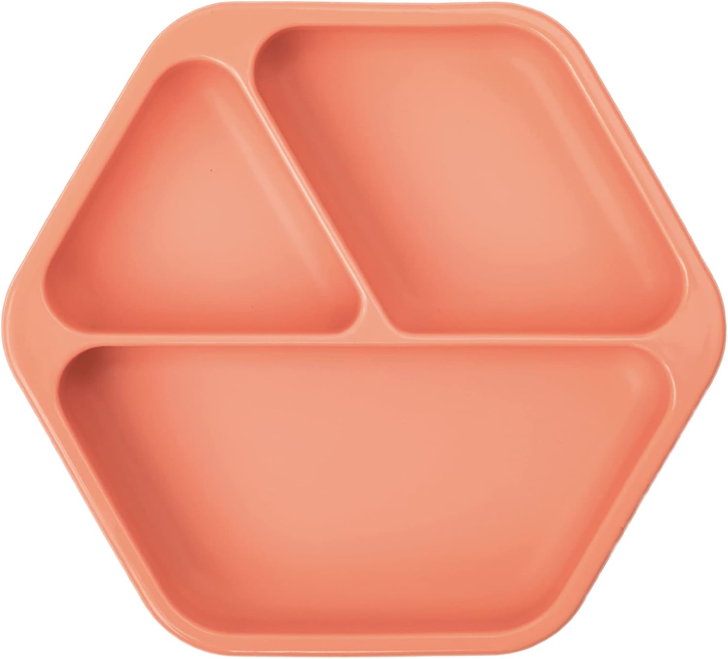 Tiny Twinkle Suction Baby Plate Coral