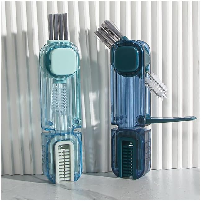 4 in 1 Bottle Gap Cleaning Brush - 2 PCS Multifunctional Cleaning Tool