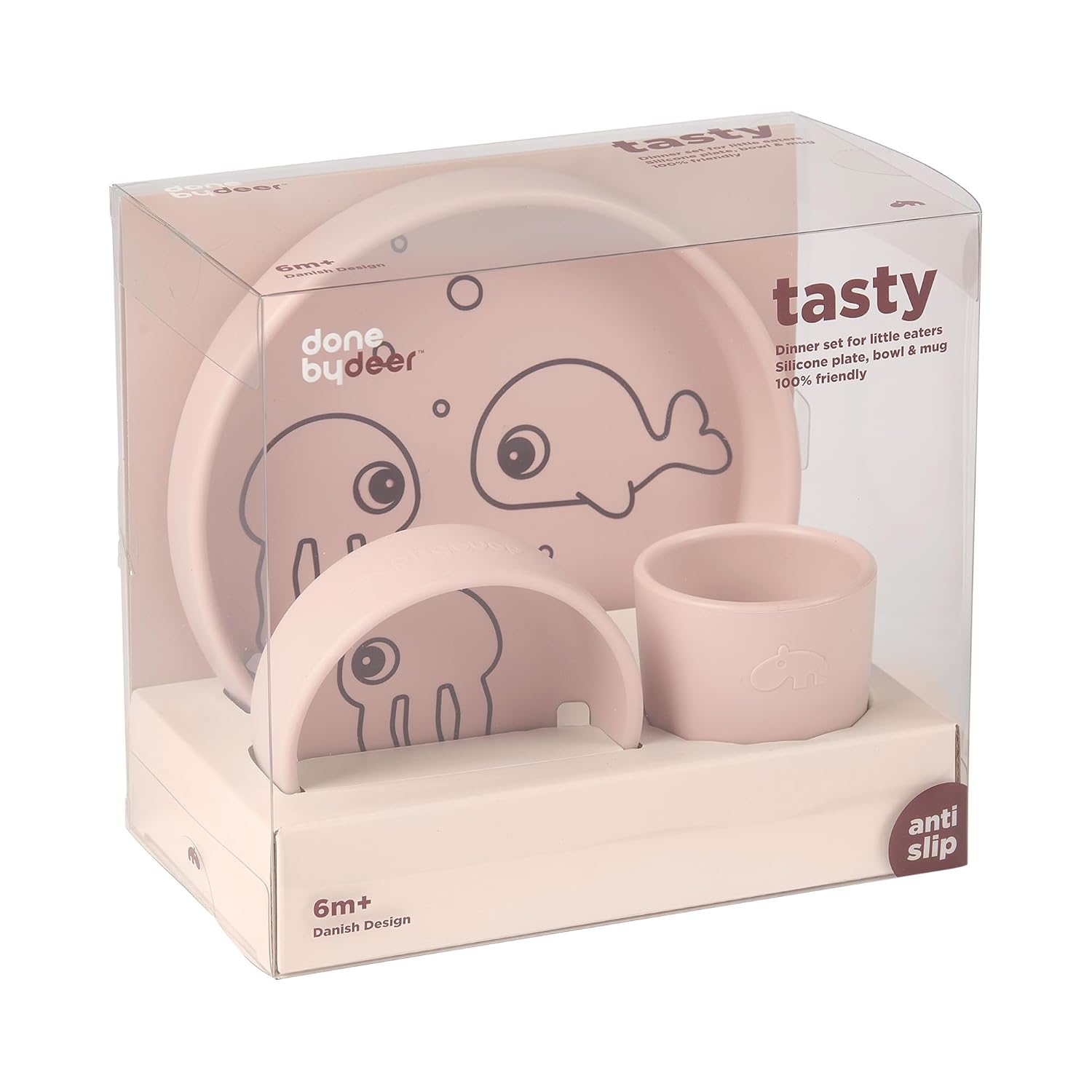Done by Deer Sea Friends Silicone Dinner Set