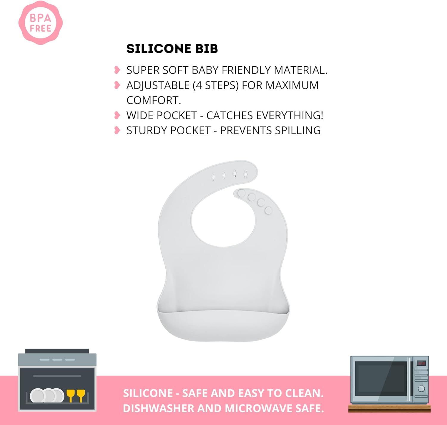 Baby Led Weaning Set with Suction Plate and Utensils 9 Pcs