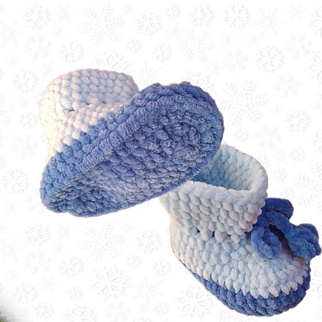 Handmade Crochet Baby Booties 6-12 Months