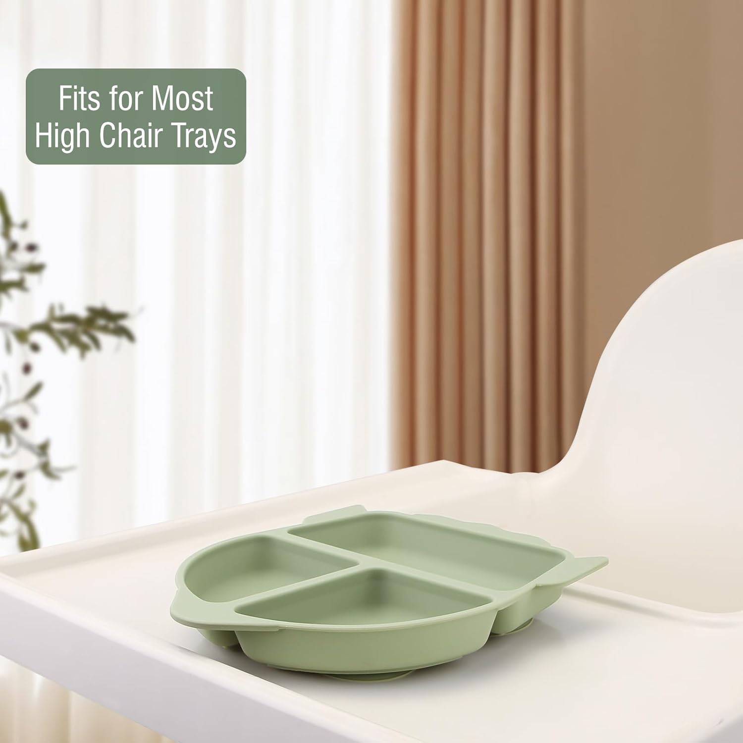Nohlerlife Toddler Weaning Plate Set with Cutlery 1