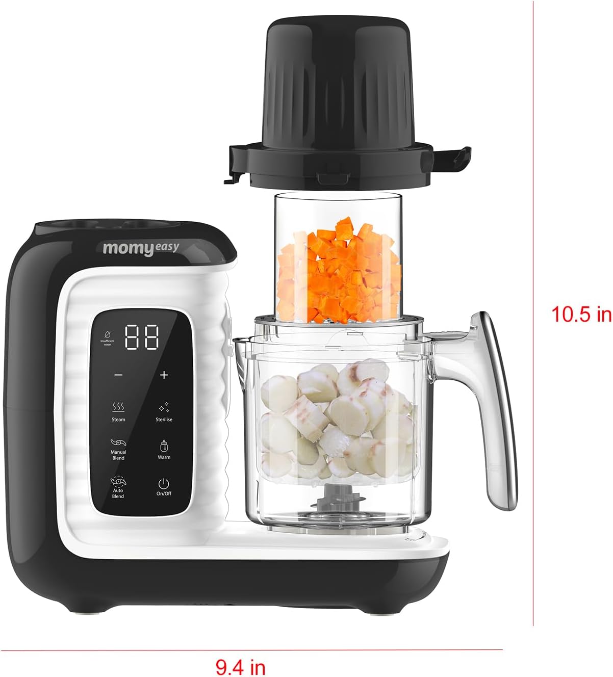 Momyeasy Baby Food Maker with Bottle Warmer