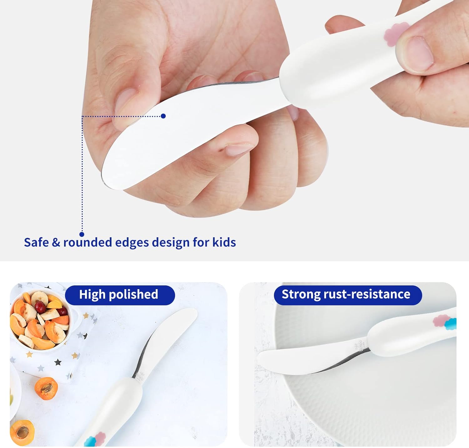 Lehoo Castle Toddler Silverware Set 6 Pcs