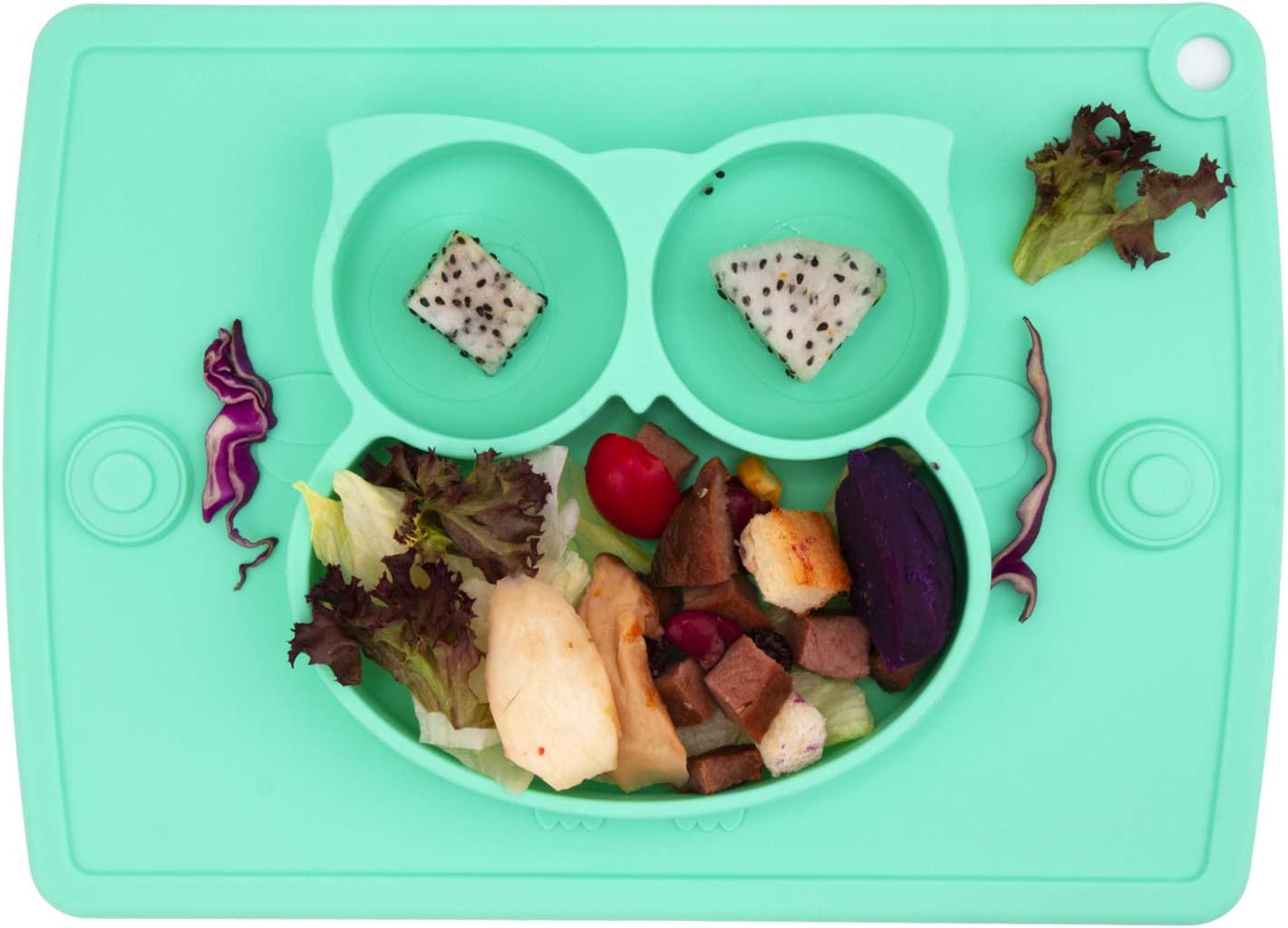 Linowos Silicone Divided Toddler Plates for Baby Meals