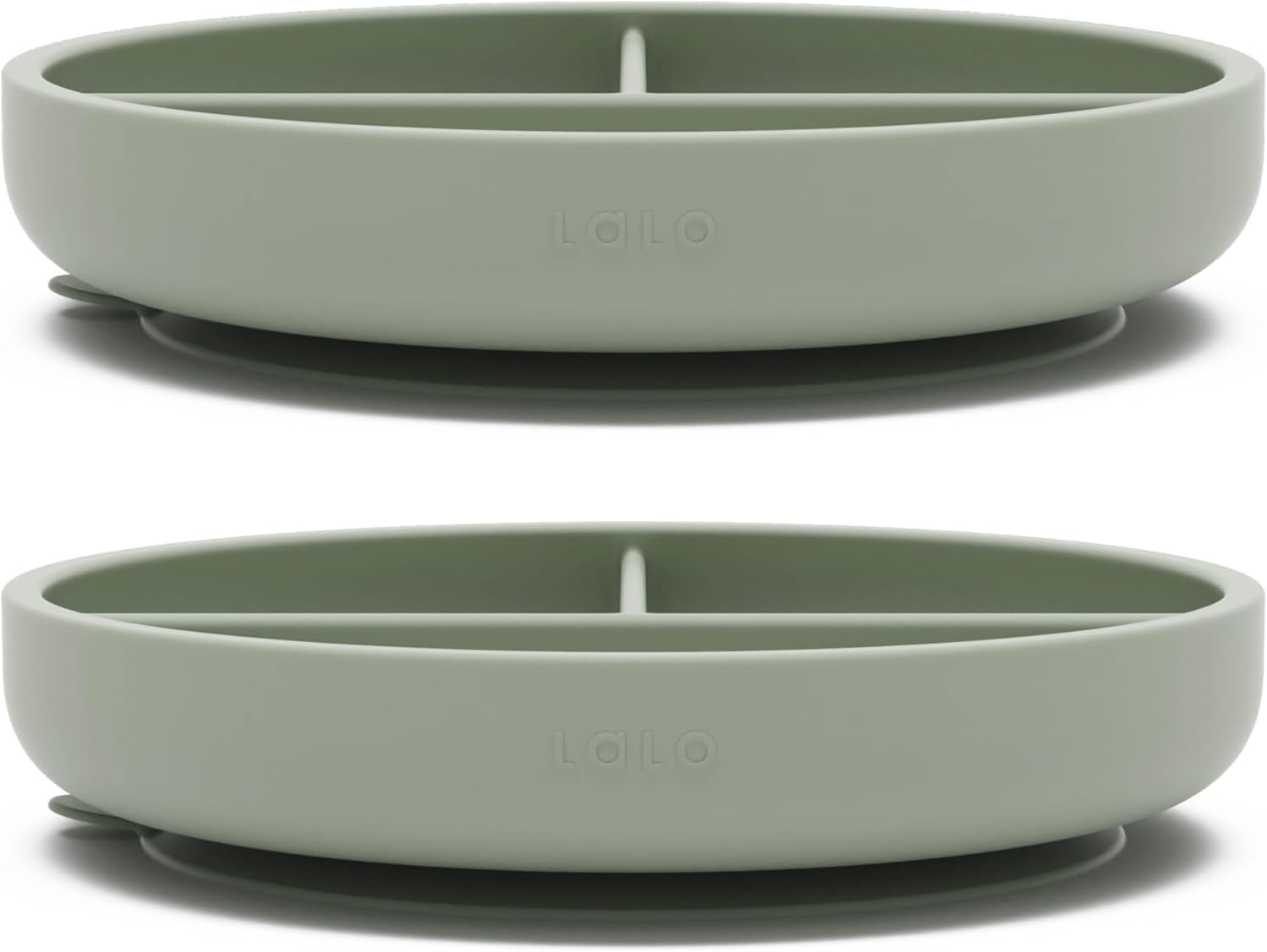 Lalo Suction Plates 2 Pack - BPA-Free Safe for Toddlers