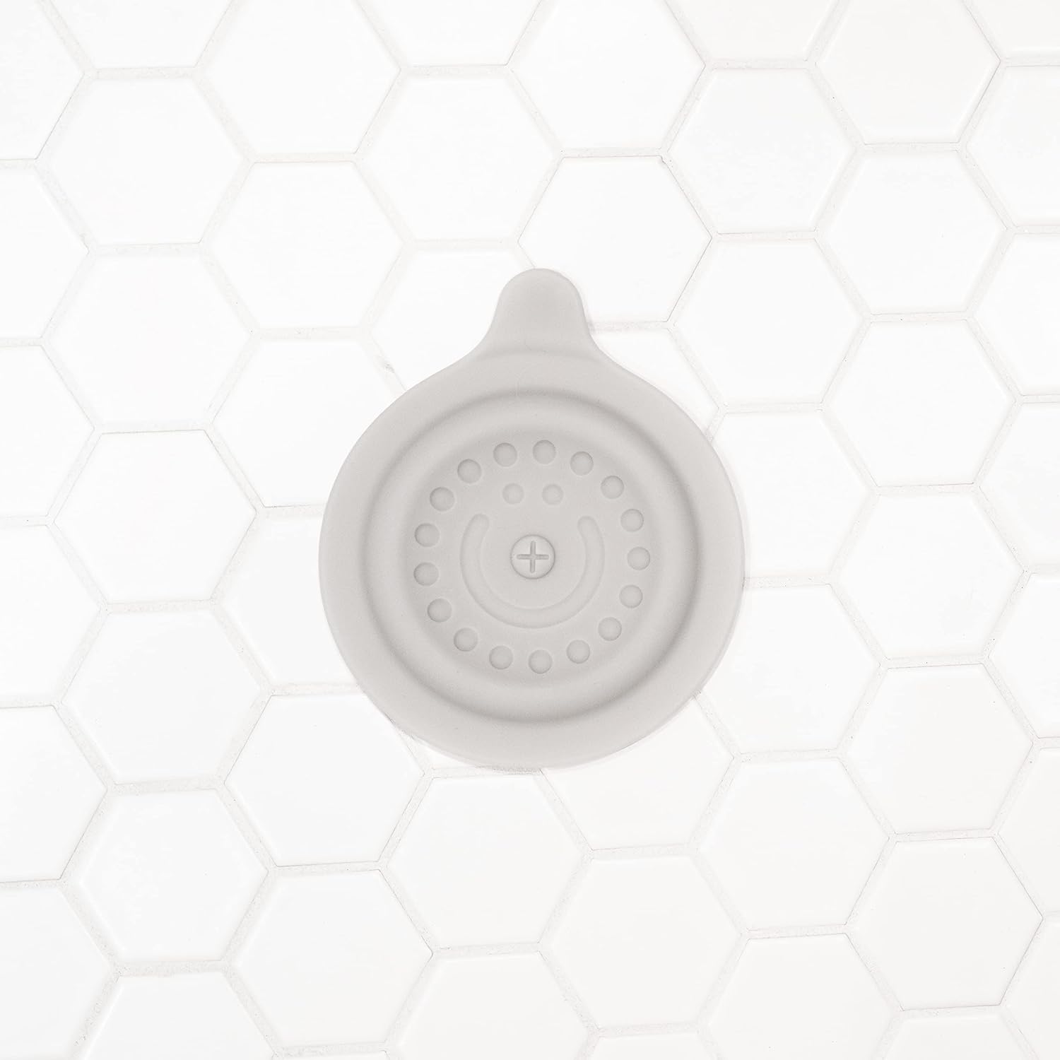 Ubbi Bathtub Drain Cover with Suction Gray