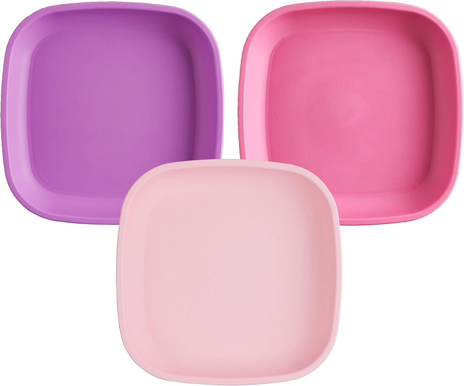 Re-Play Toddler Plates - Set of 3 22 Oz Stackable Durable
