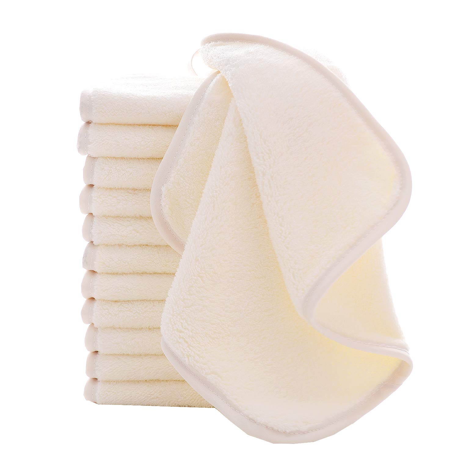 MUKIN Baby Washcloths Set 12 Pack 12x12 Inches