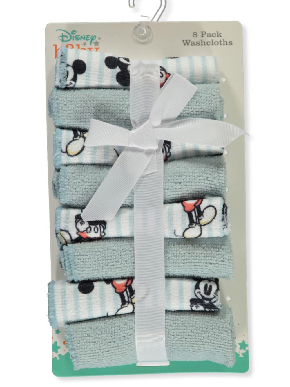 Disney Baby 8-Pack Mickey Mouse Washcloths Set
