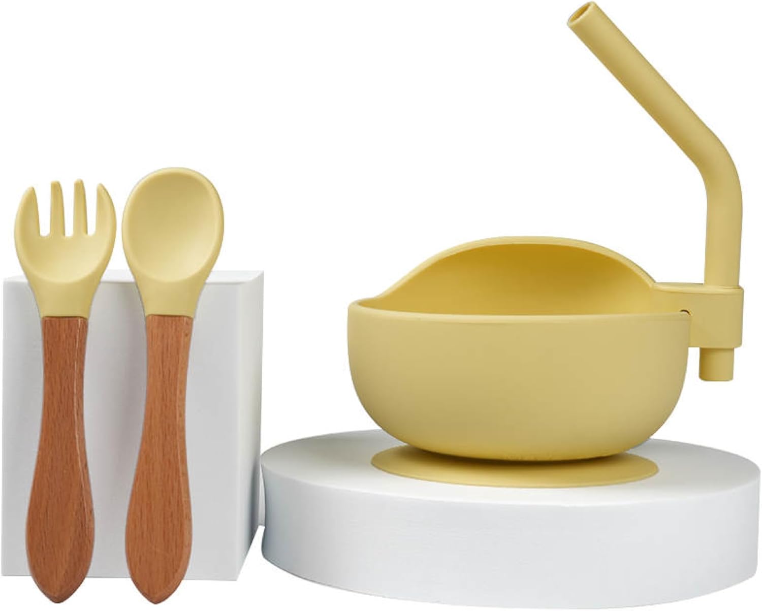 Toddler Suction Bowl Set with Spoon and Spork 1