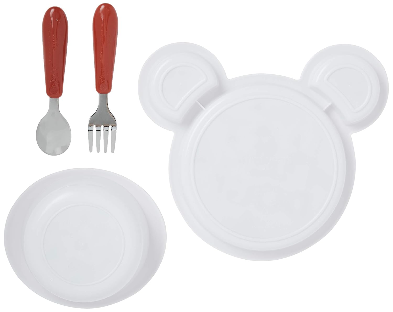 The First Years Disney Mickey Mouse Dinnerware Set 4 Count