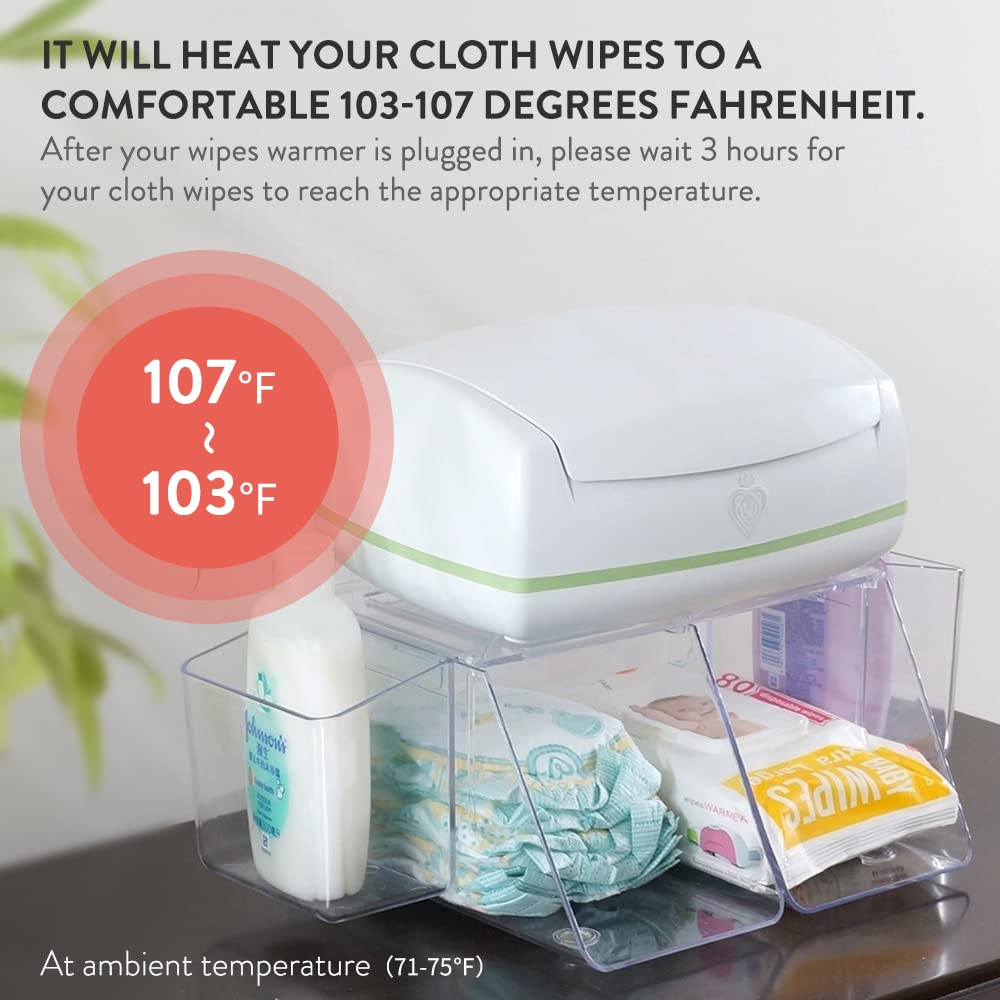 Prince Lionheart Wipe Warmer with Soft Night Light