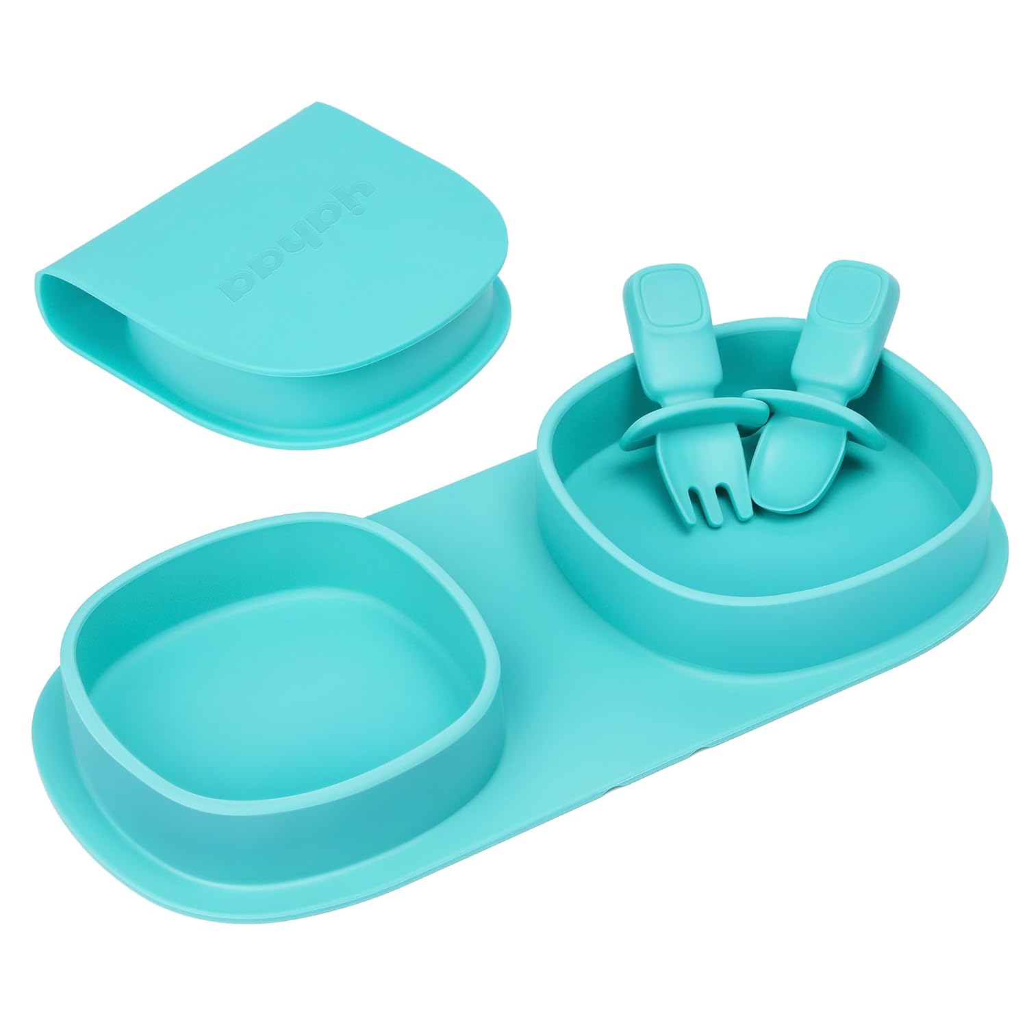 Yahaa Foldable Baby Feeding Set with Forks and Spoons 1