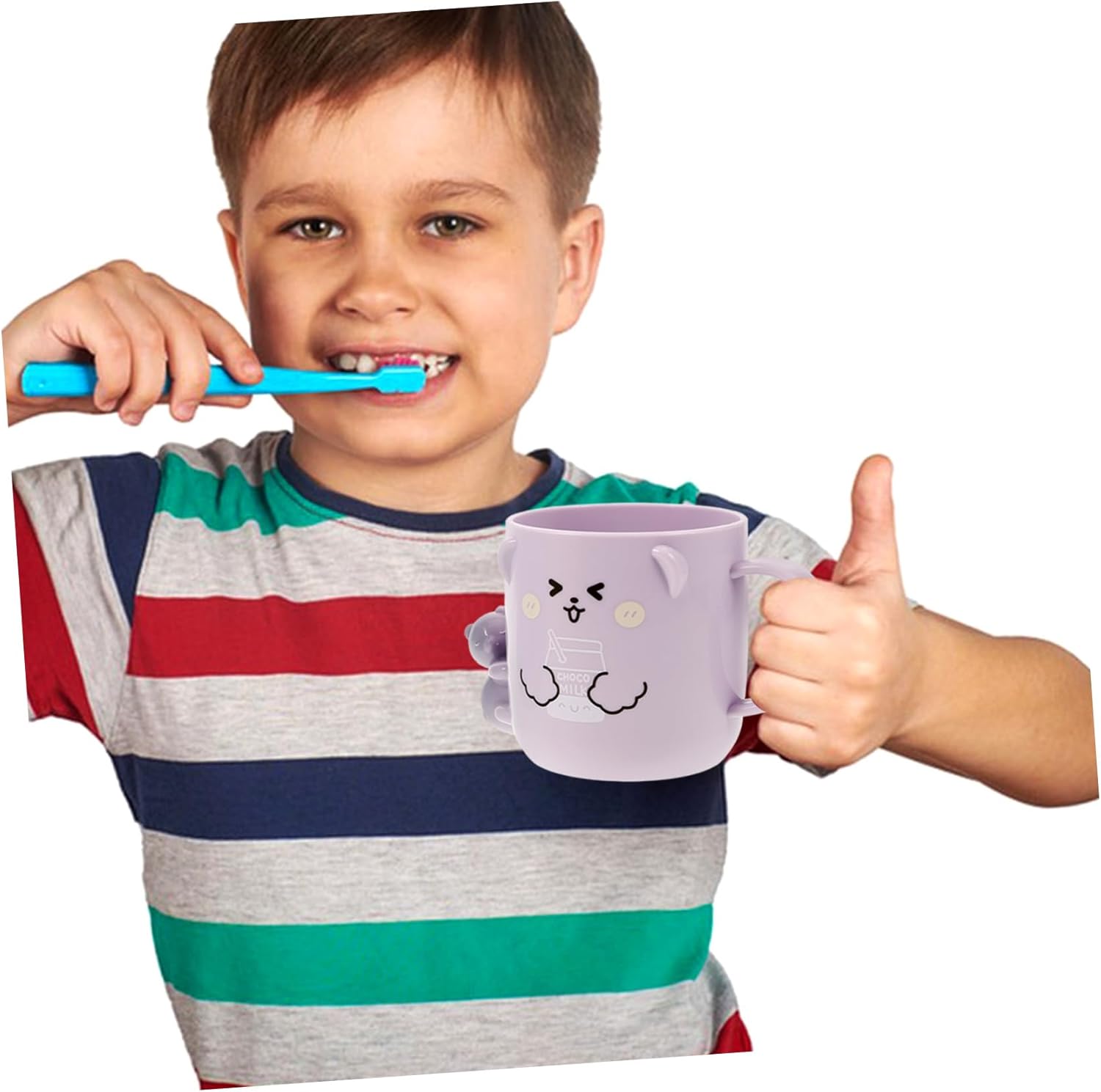Cabilock 3D Bear Toothbrush Cups Reusable Plastic