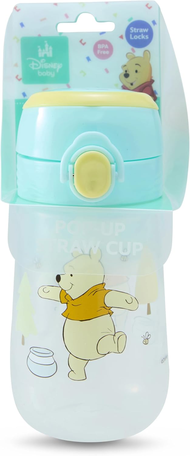 Disney Toddler Sippy Cup 12 Ounce Pop Up Lockable