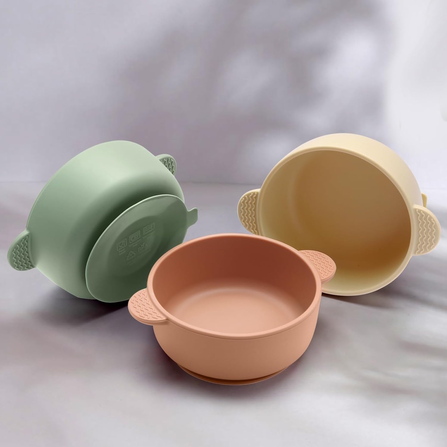 3 Pack Suction Bowls for Baby and Toddlers