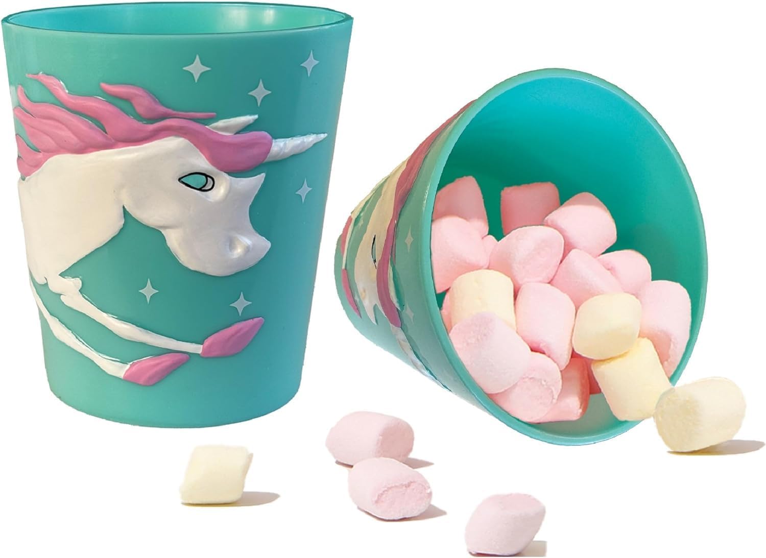 Lilys Home 3D Unicorn Tumbler 10 Ounce Reusable Kids Cup