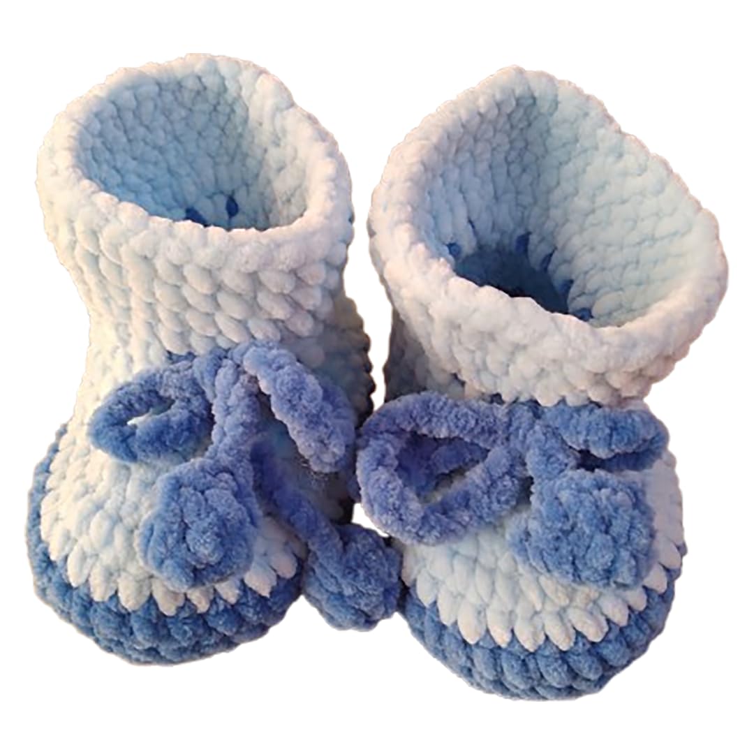Handmade Crochet Baby Booties 6-12 Months