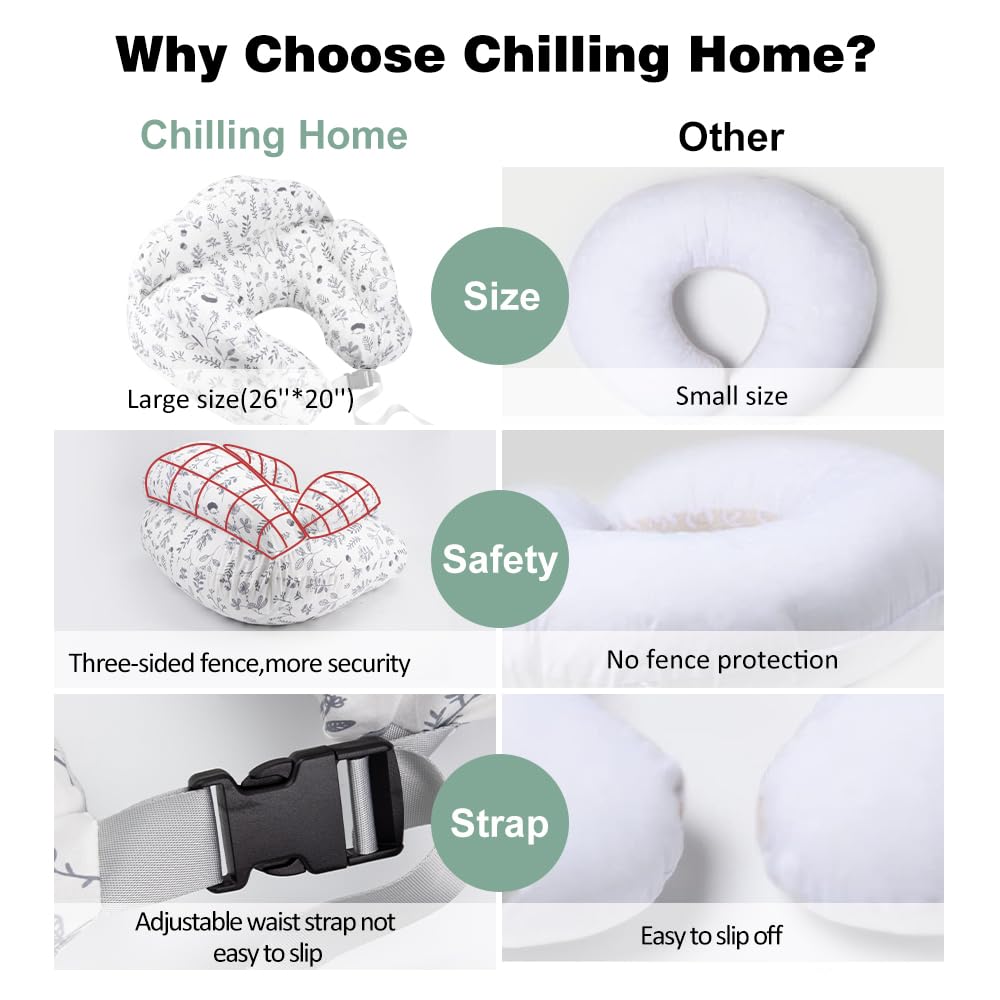 Chilling Home Adjustable Nursing Pillow for Breastfeeding