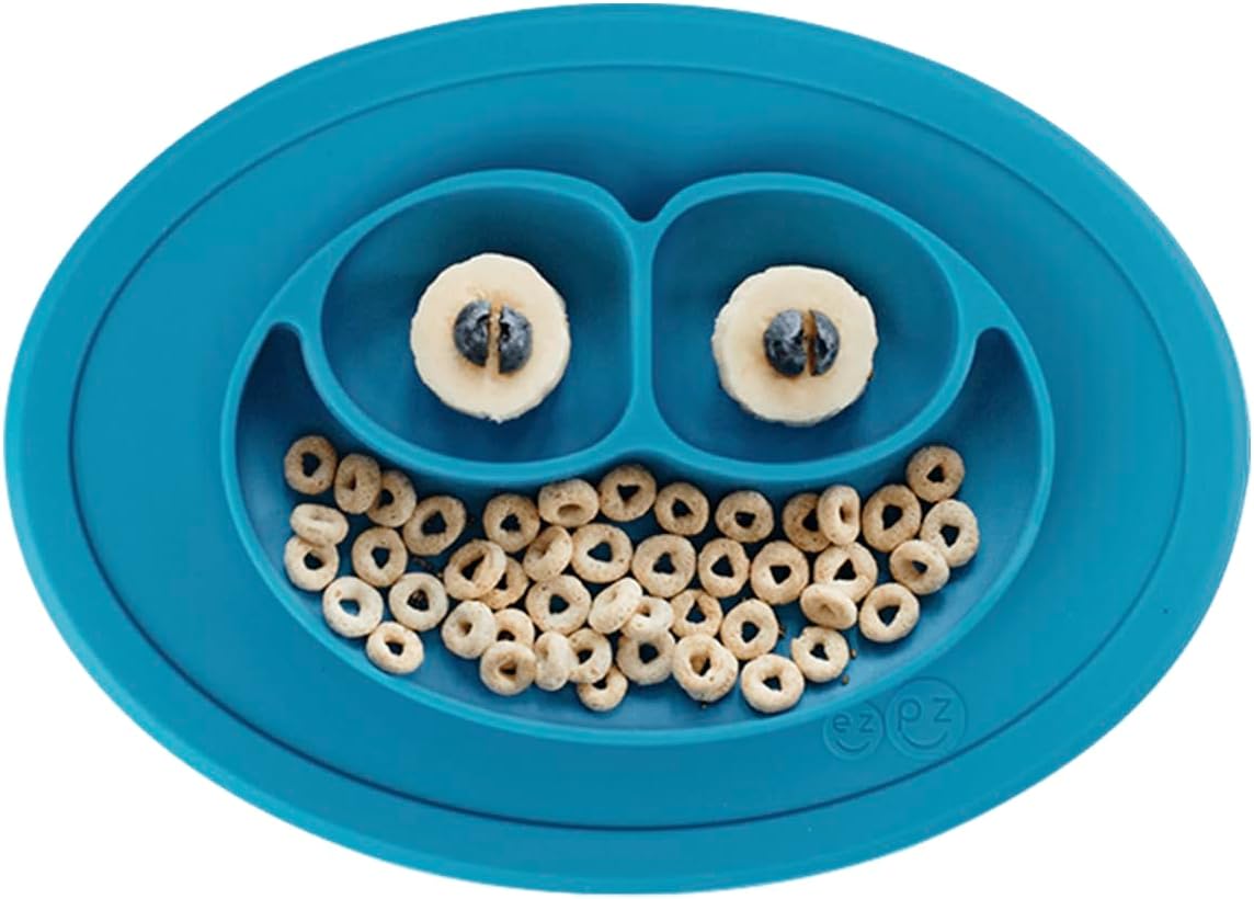 ezpz Mini Mat for 12 Months - 100 Silicone Placemat with Suction