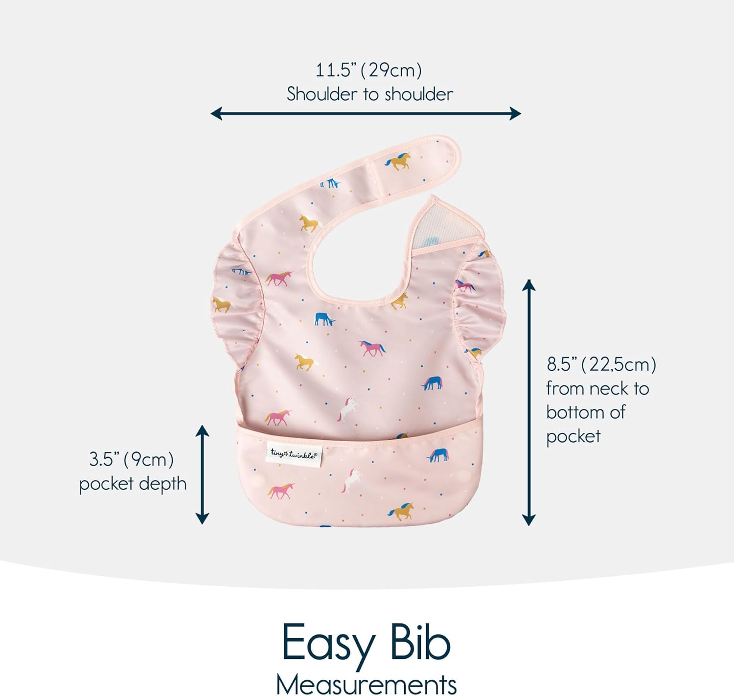 Tiny Twinkle Waterproof Baby Bib - Mess Proof for Kids