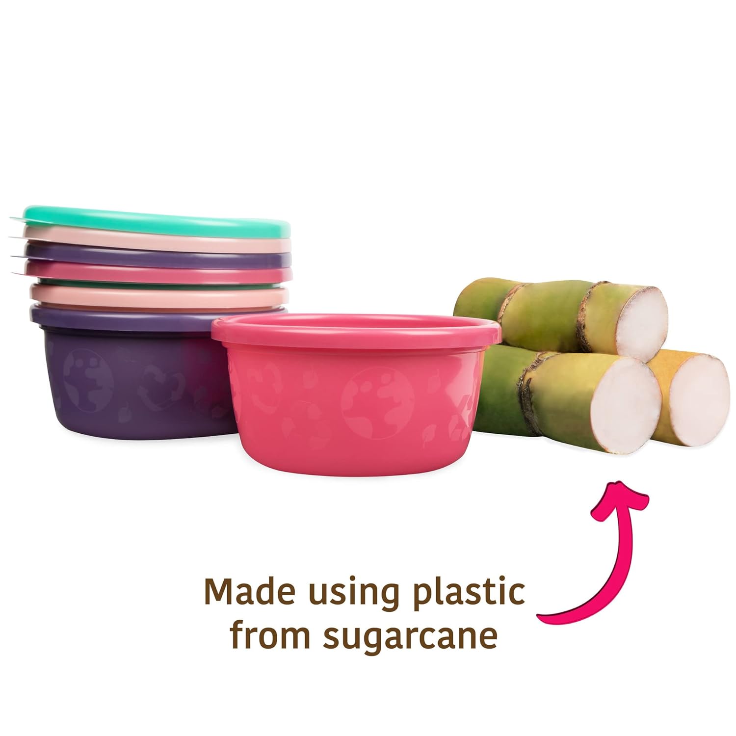 The First Years GreenGrown Reusable Bowls 8 Pack
