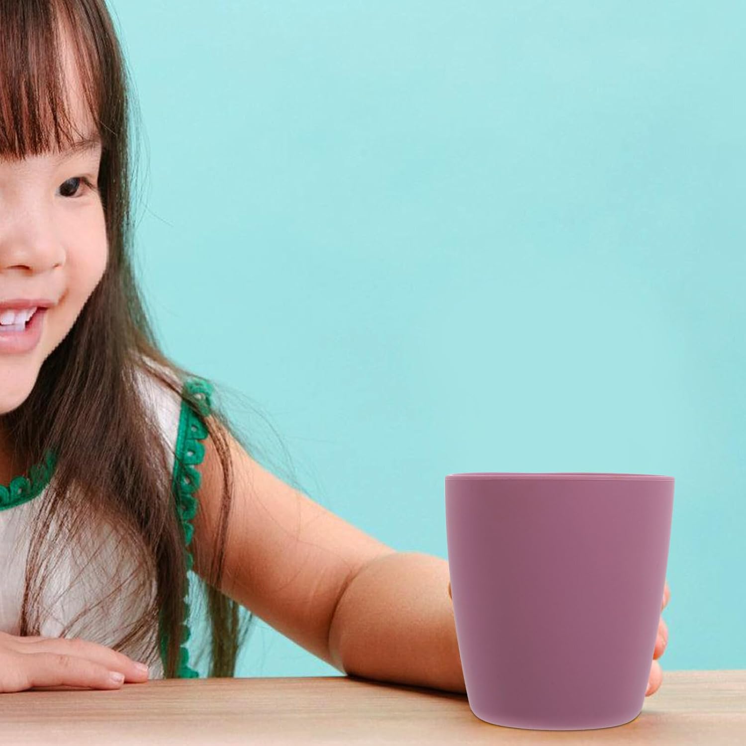 Kids Cup Baby Toothbrush Tumbler Purple