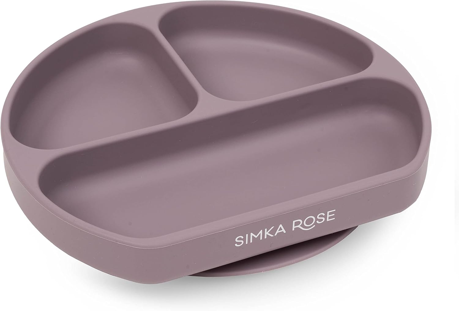 Simka Rose BPA Free Silicone Baby Plates for Self Feeding
