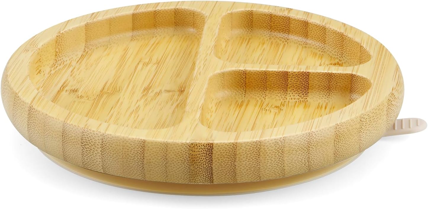 PandaEar Bamboo Suction Plate for Kids