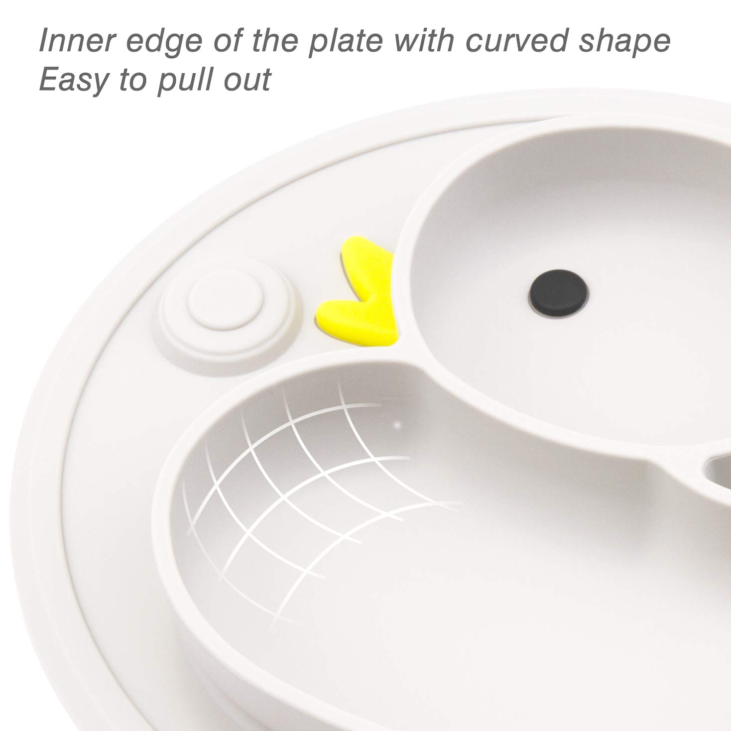 Lightening Baby Plate Silicone Toddler Plates