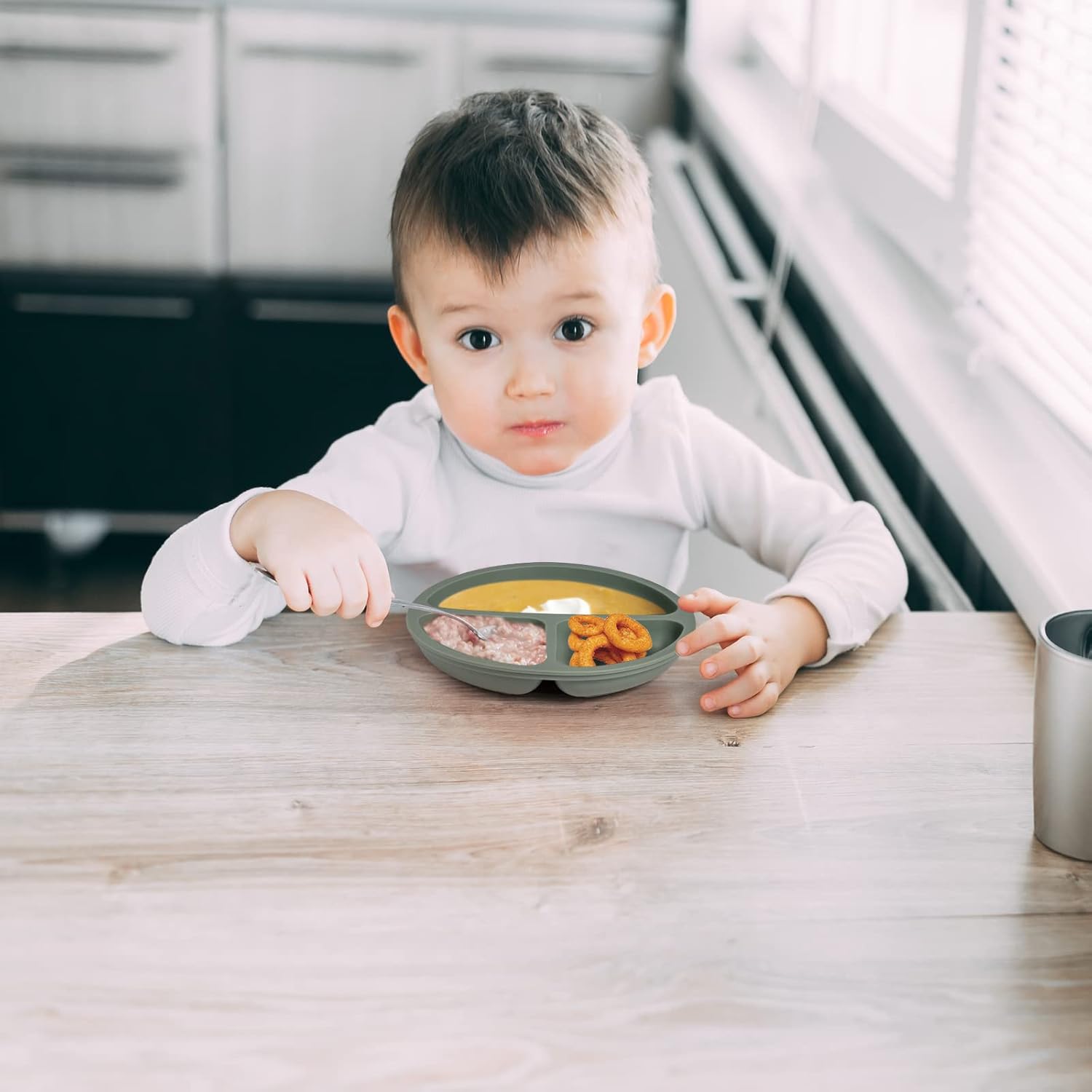 Eascrozn Toddler Feeding Set 2 Pack