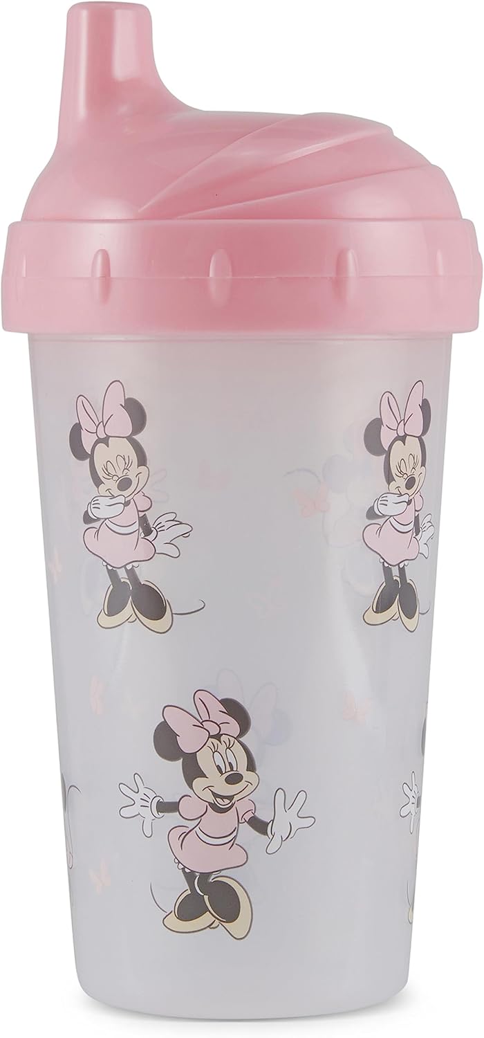 Disney Toddler Sippy Cups with Minnie Mouse Design Pack of Two