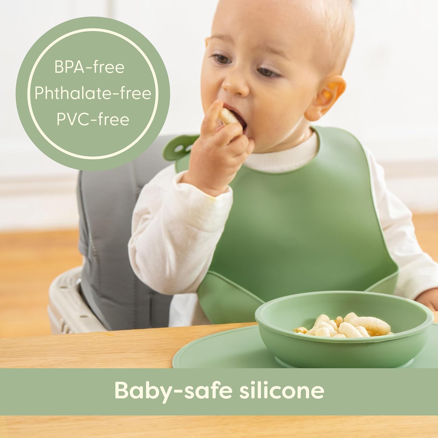 UpwardBaby Silicone Feeding Set for Baby Led Weaning 1