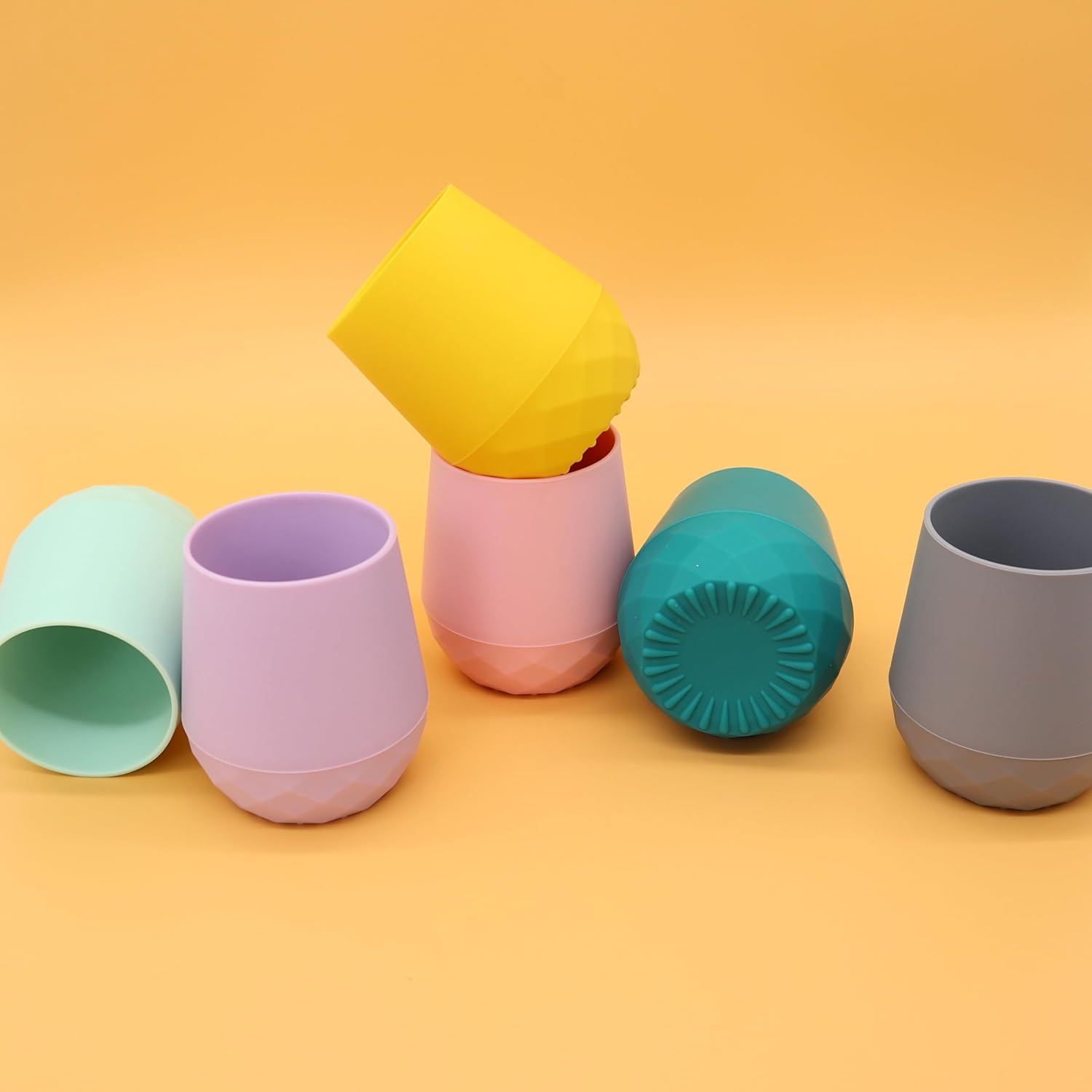 Tiny Cup for Baby 4 Months 2oz Shatterproof Open Cup Set