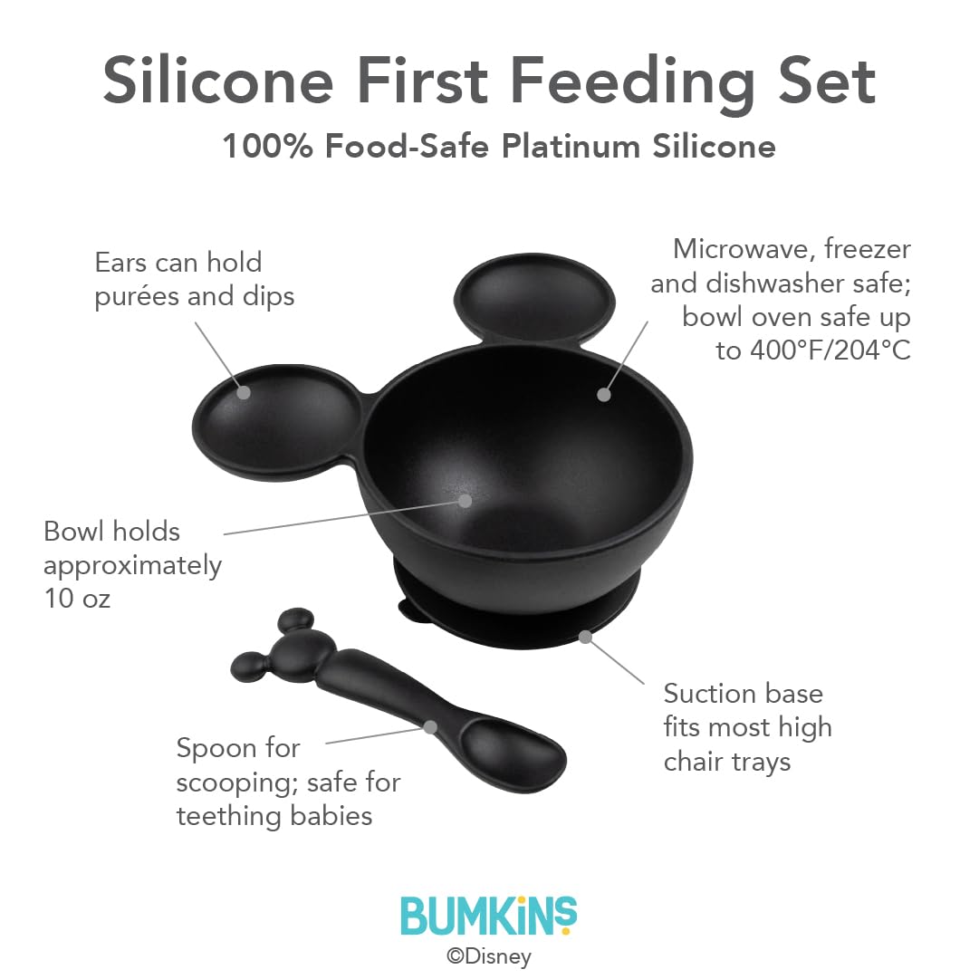 Bumkins Disney Baby Bowl with Suction and Spoon 1