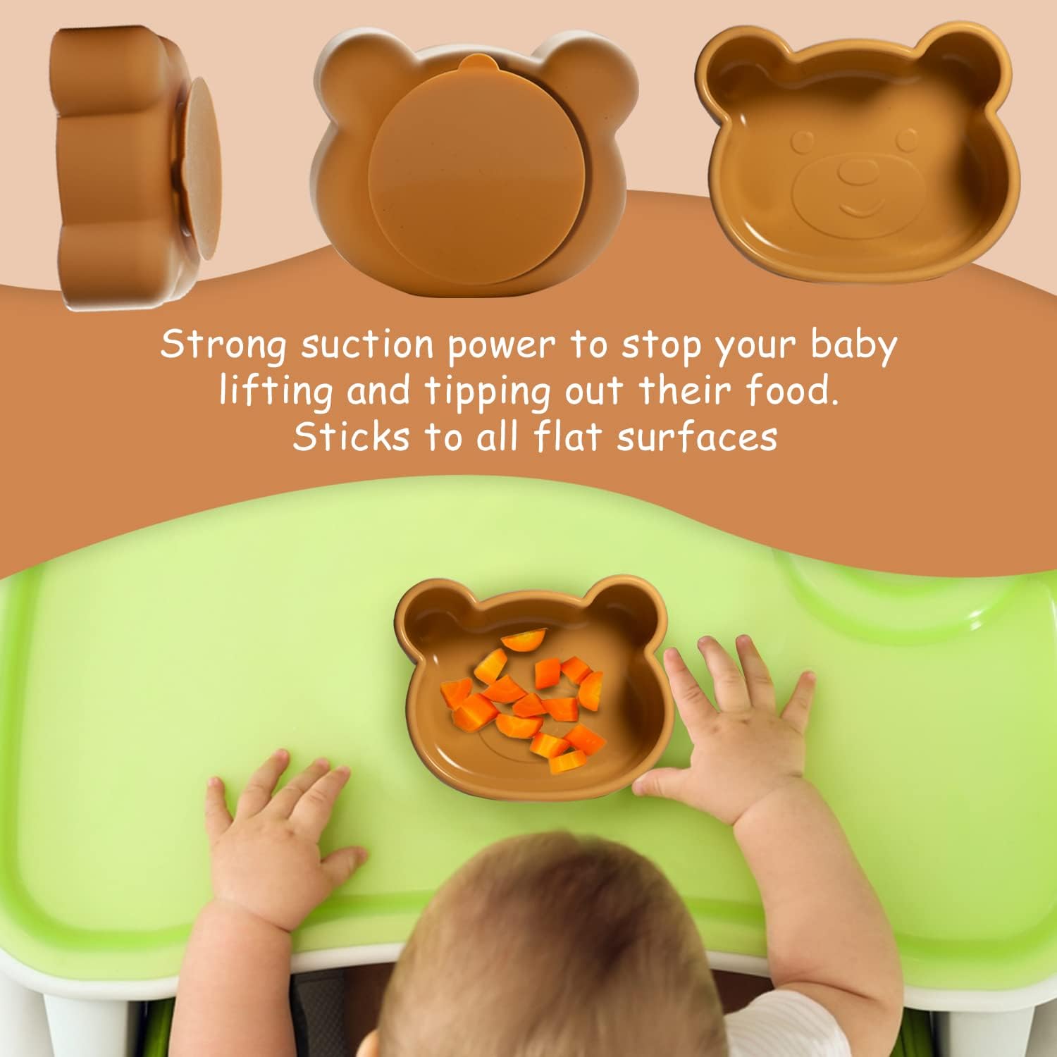 Silicone Baby Feeding Set 7 Piece for 6 Months