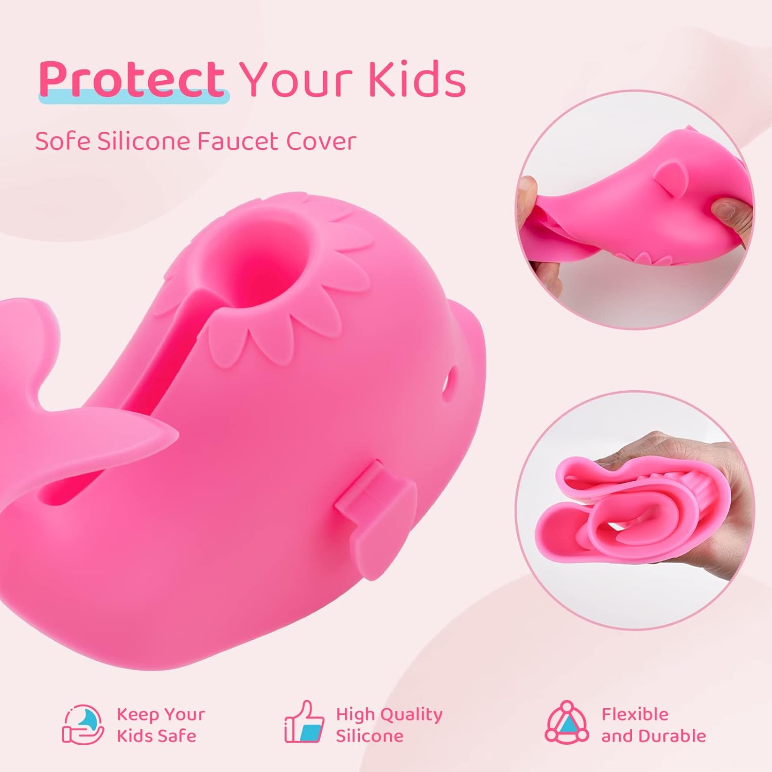 Holinduk Silicone Bath Spout Cover for Baby Safety