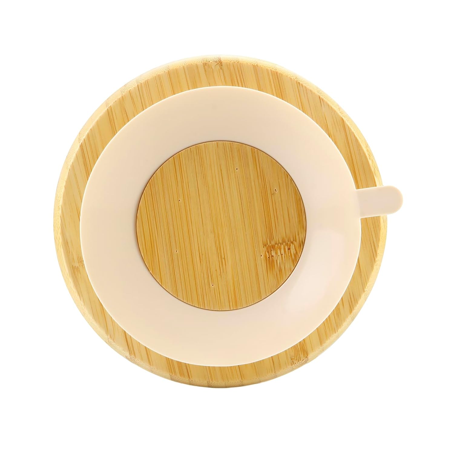 PandaEar Bamboo Suction Bowl with Silicone Spoons