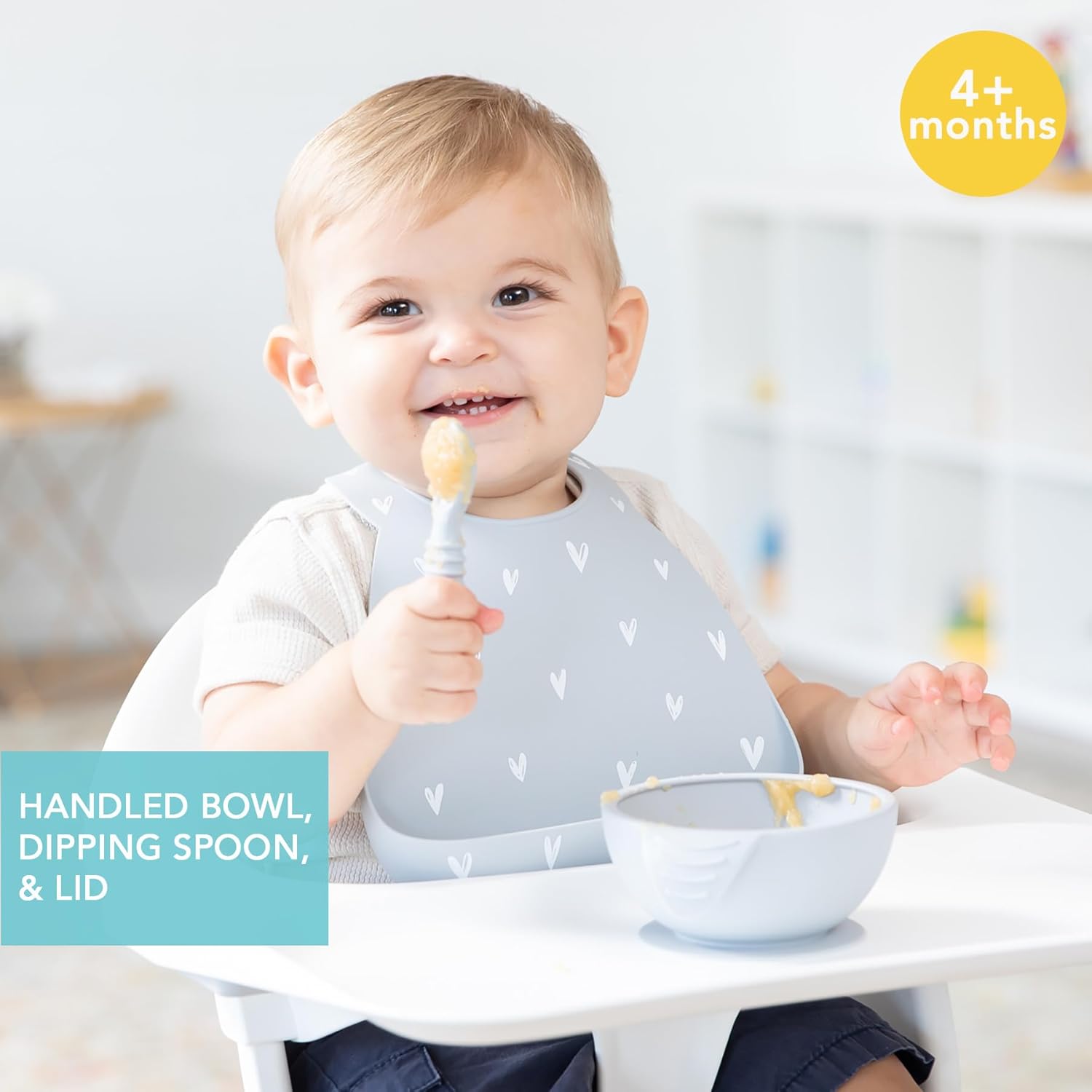 Bumkins Baby Bowl with Suction 4 Months Up