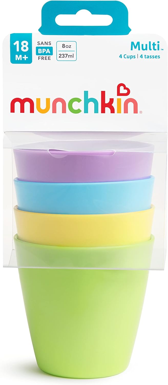 Munchkin Multi Open Training Toddler Cups 8 Oz 4 Pack 1