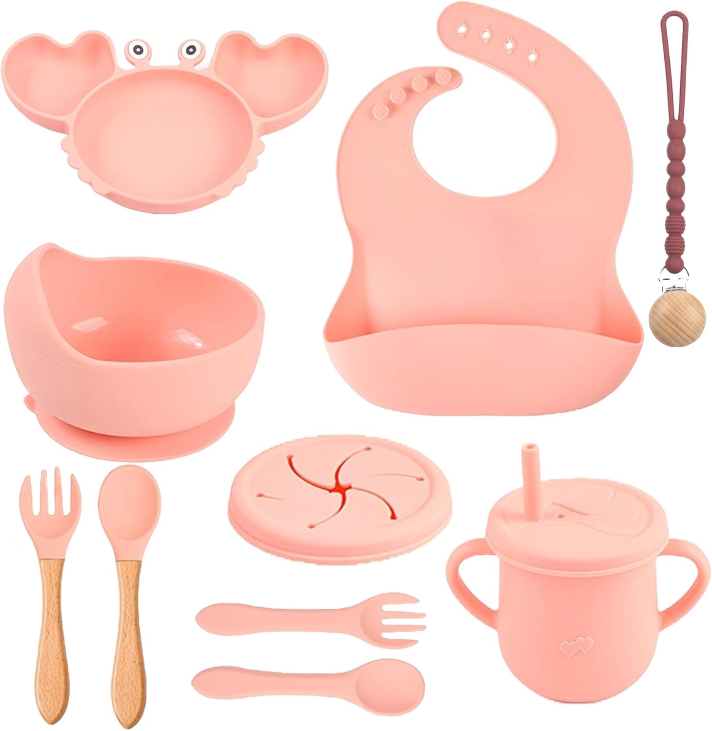 Dive and Drive Silicone Baby Feeding Set 14 Pcs