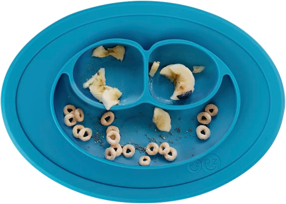 ezpz Mini Mat for 12 Months - 100 Silicone Placemat with Suction