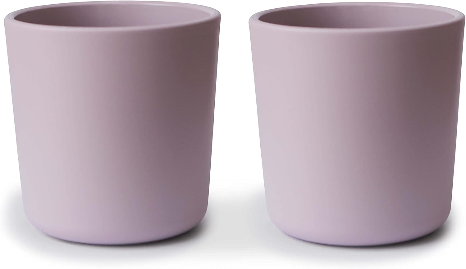 Mushie Dinnerware Cups for Kids Set of 2 Soft Lilac 1