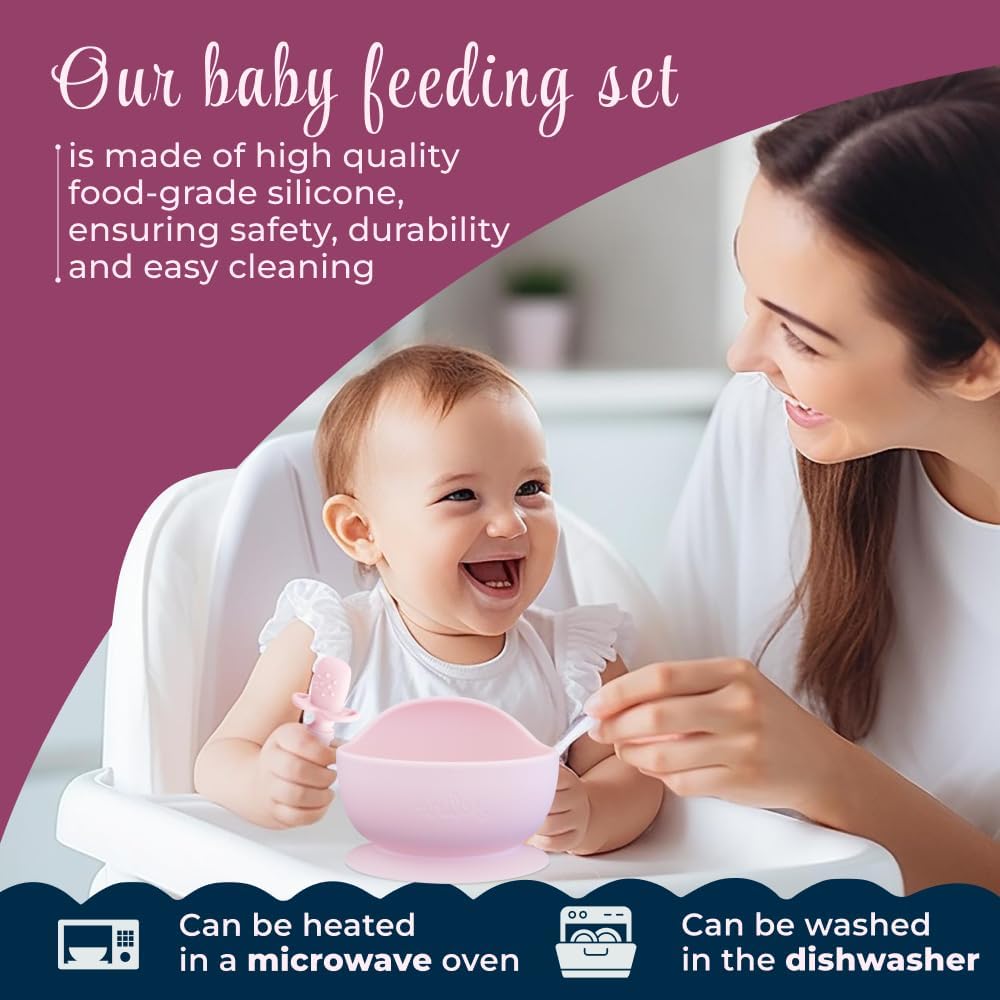 Yelino Silicone Baby Feeding Set 6 Months 1