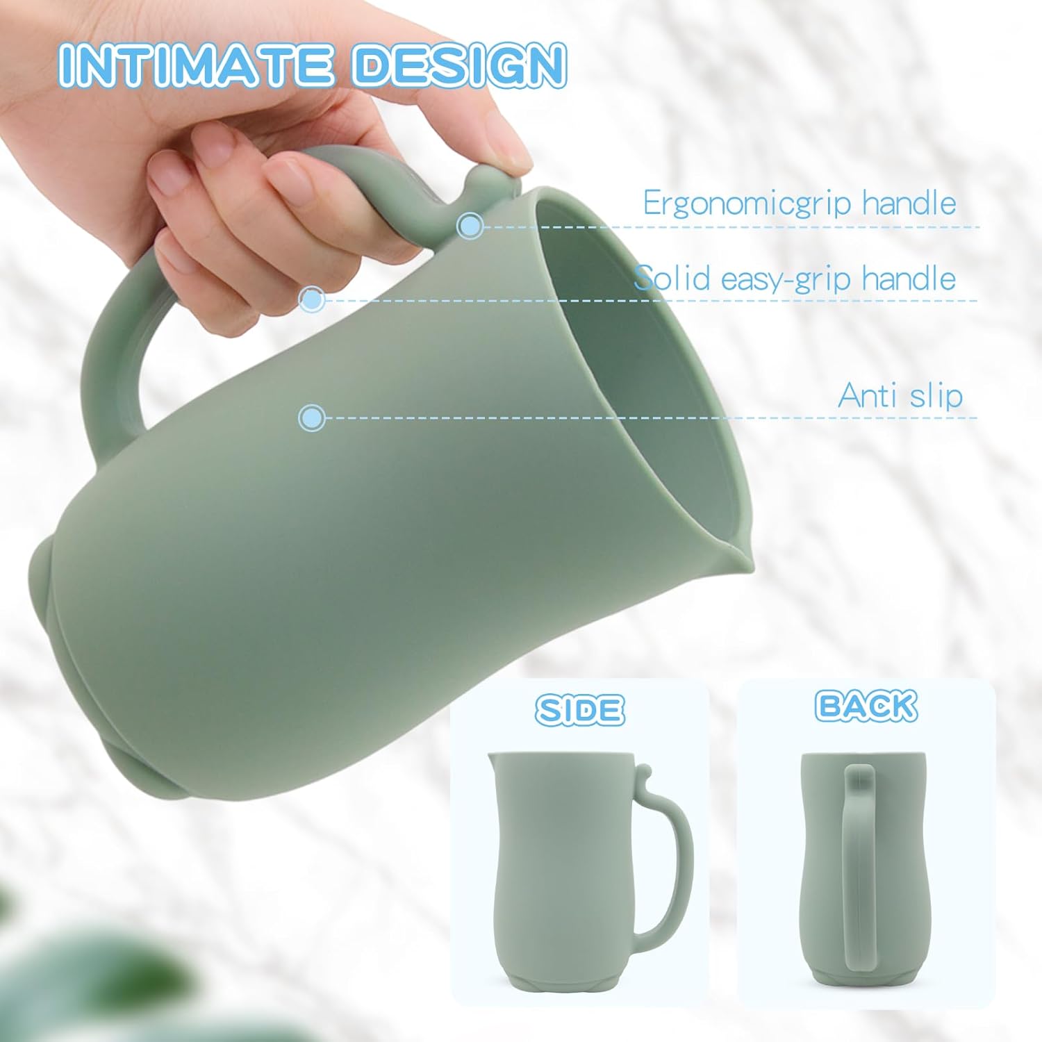 MANDOO Baby Bath Rinse Cup - Light Green 1