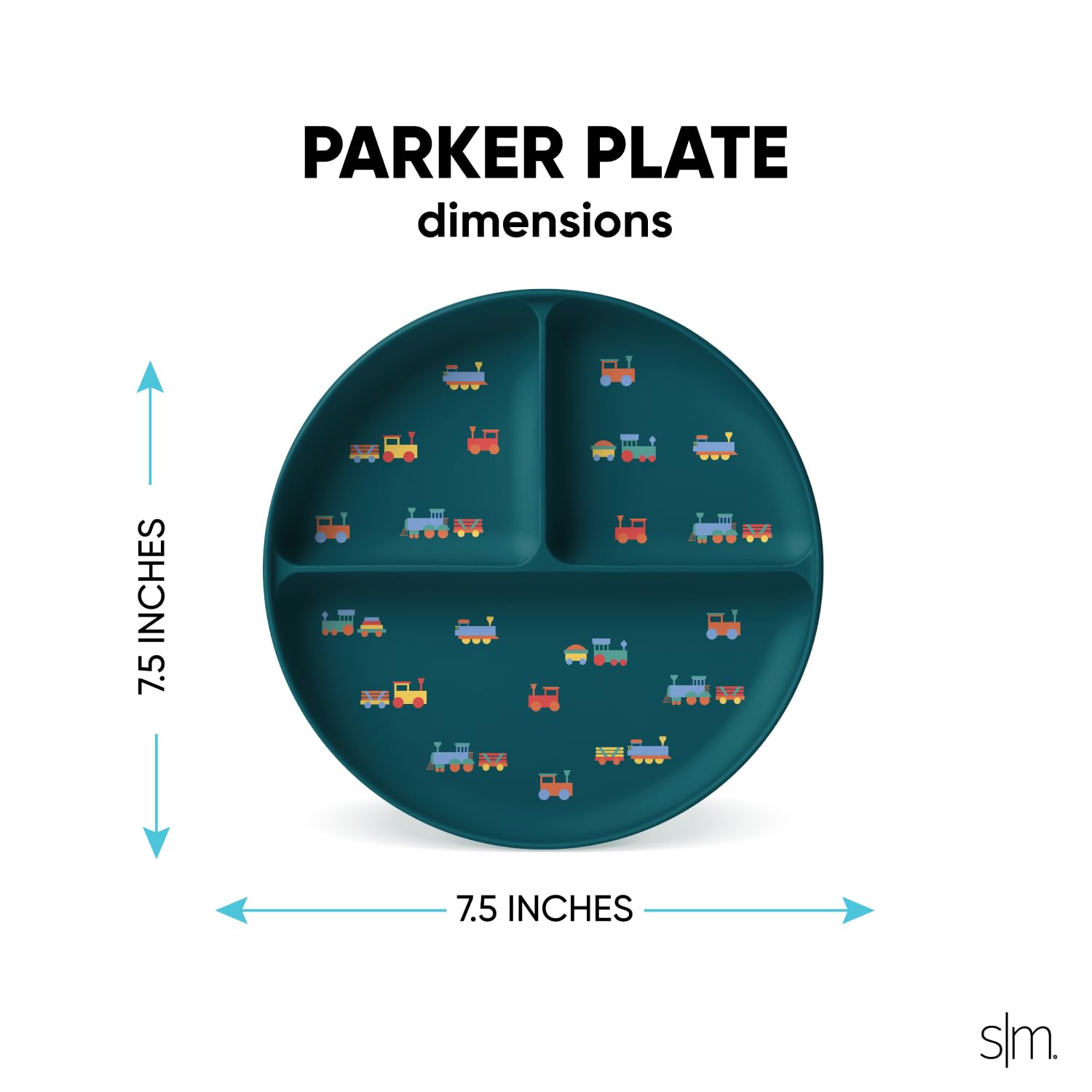 Simple Modern Baby Shark Silicone Plate for Kids